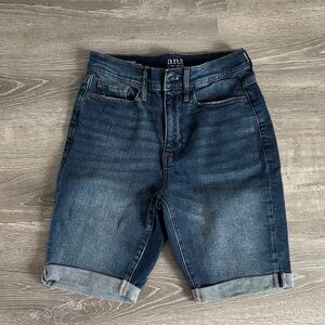 a.n.a Dark Blue Women's Bermuda Shorts
